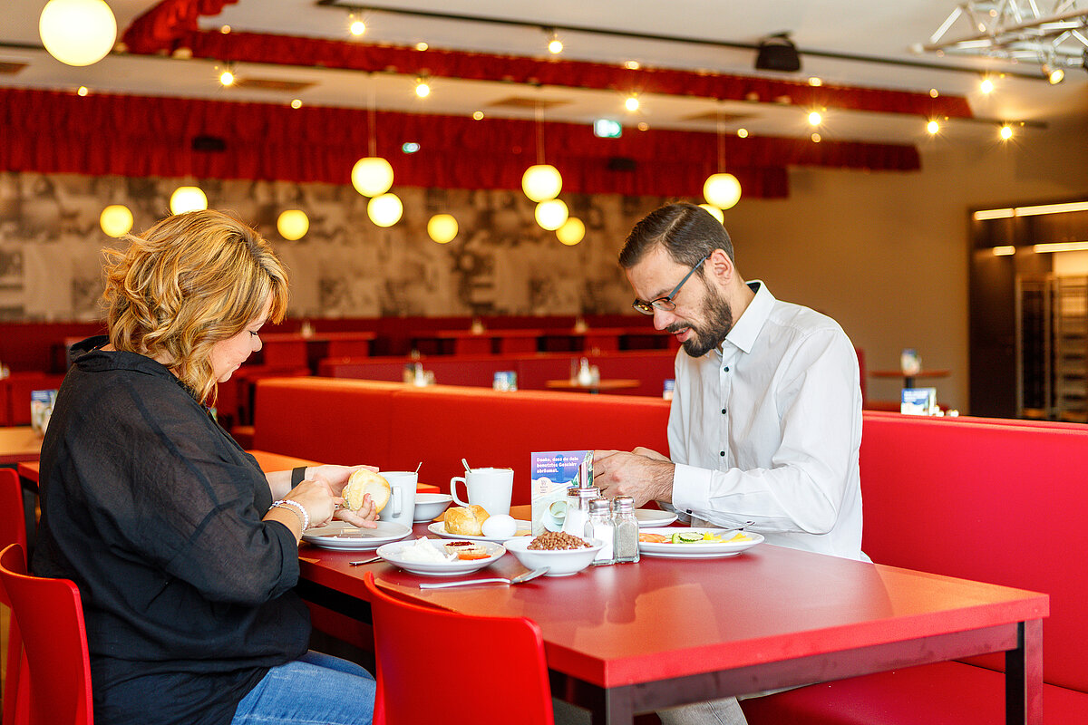 Frühstücksraum MEININGER Hotel Dresden Zentrum