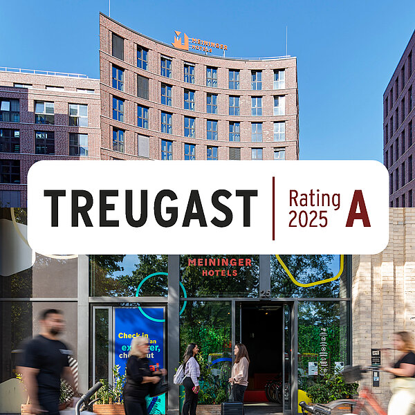 A rating from Treugast for MEININGER Hotels