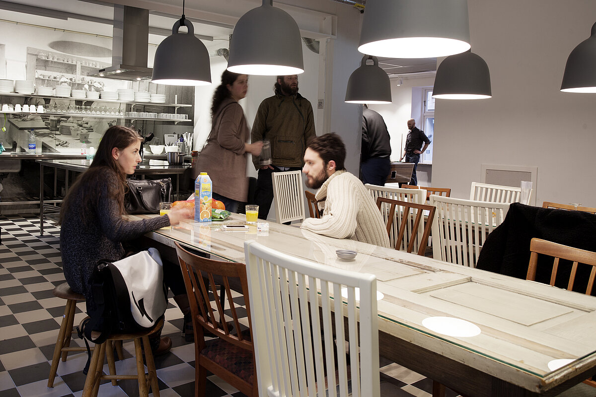 Guest kitchen Urban House Copenhagen by MEININGER