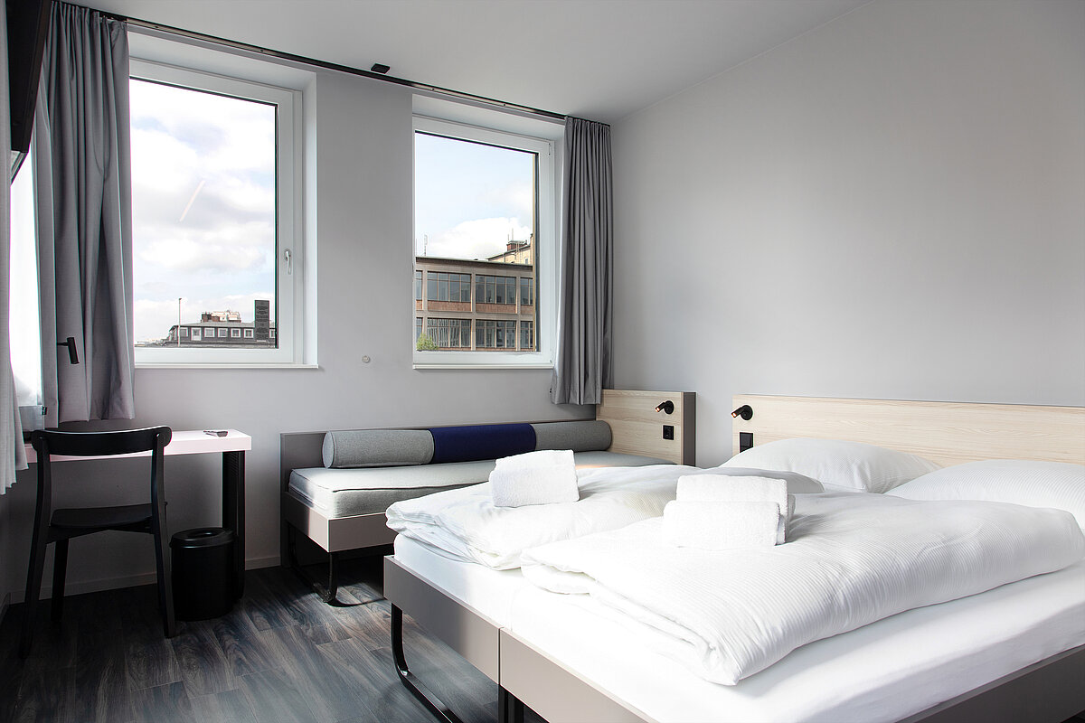 Pokój dwuosobowy MEININGER Hotel Bremen Hauptbahnhof