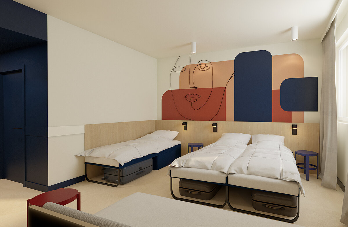 Chambres accessibles MEININGER Hotel Barcelona Fira Gran Via