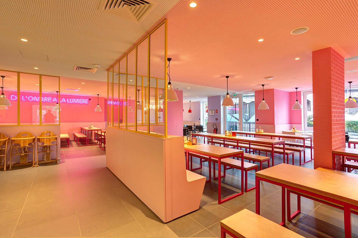 Sala colazione MEININGER Hotel Lyon Centre Berthelot