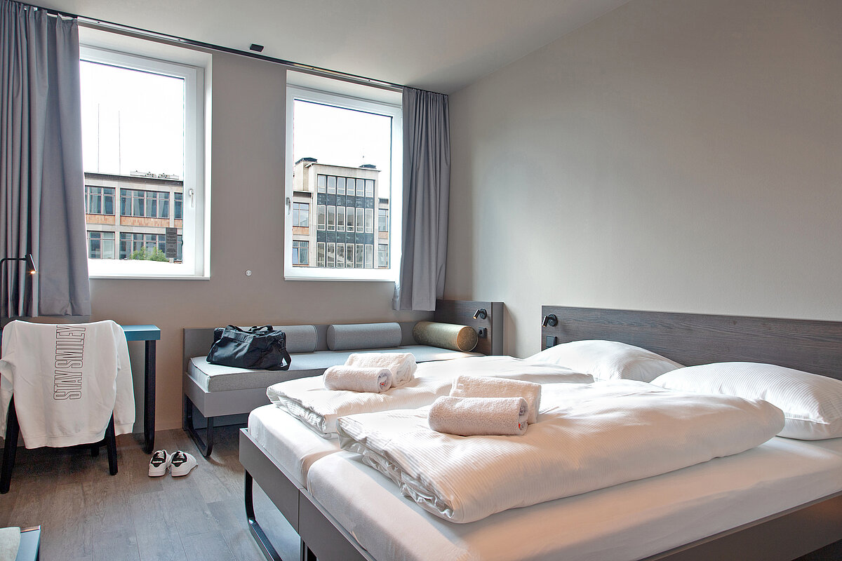 Zweibettzimmer MEININGER Hotel Bremen Hauptbahnhof