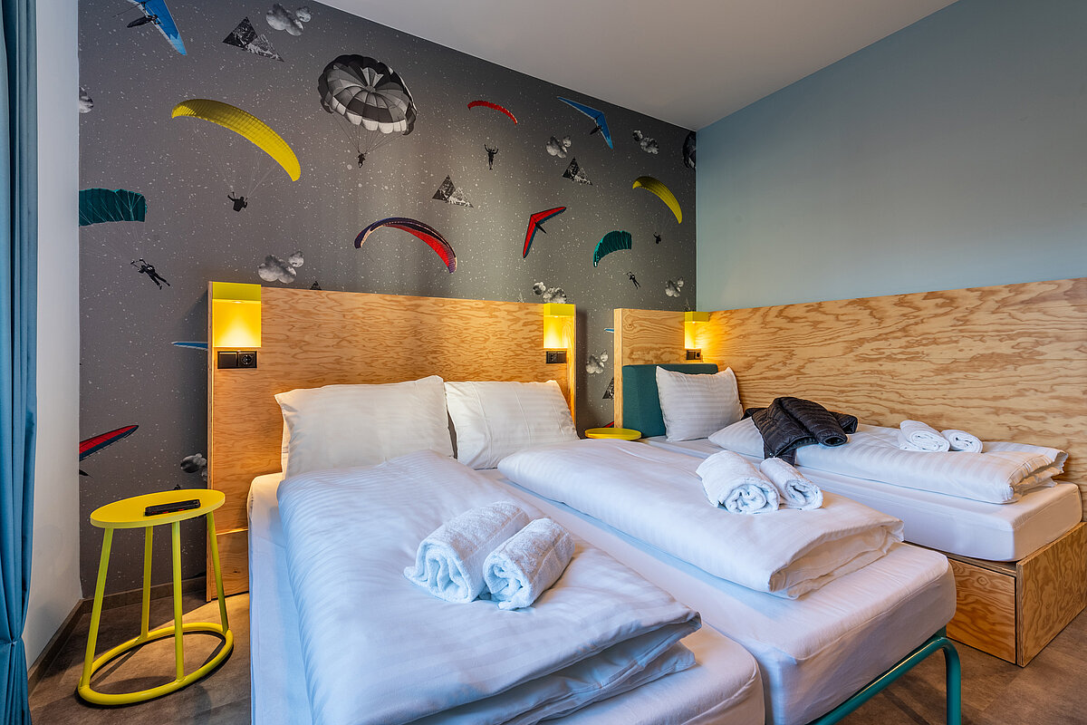 Mehrbettzimmer MEININGER Hotel Innsbruck Zentrum