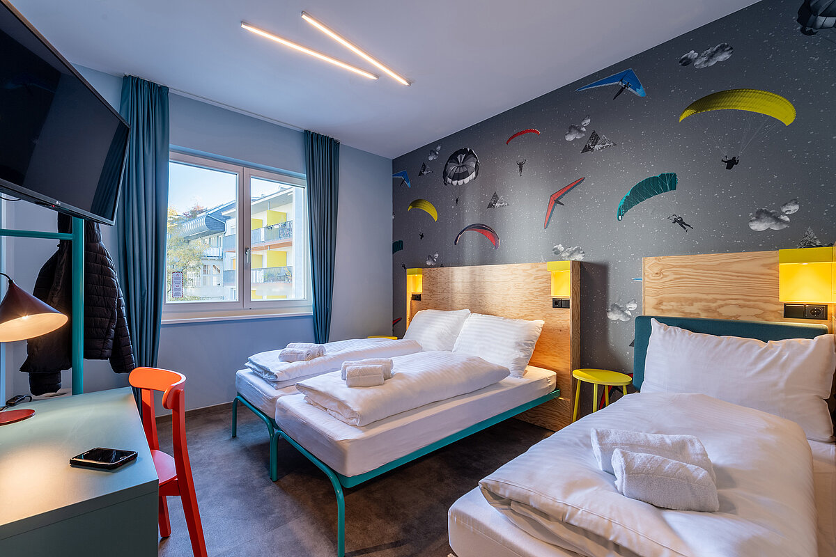 Mehrbettzimmer MEININGER Hotel Innsbruck Zentrum