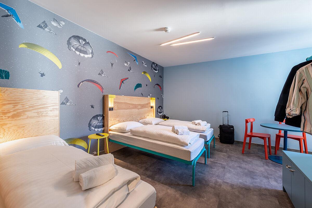 Mehrbettzimmer MEININGER Hotel Innsbruck Zentrum