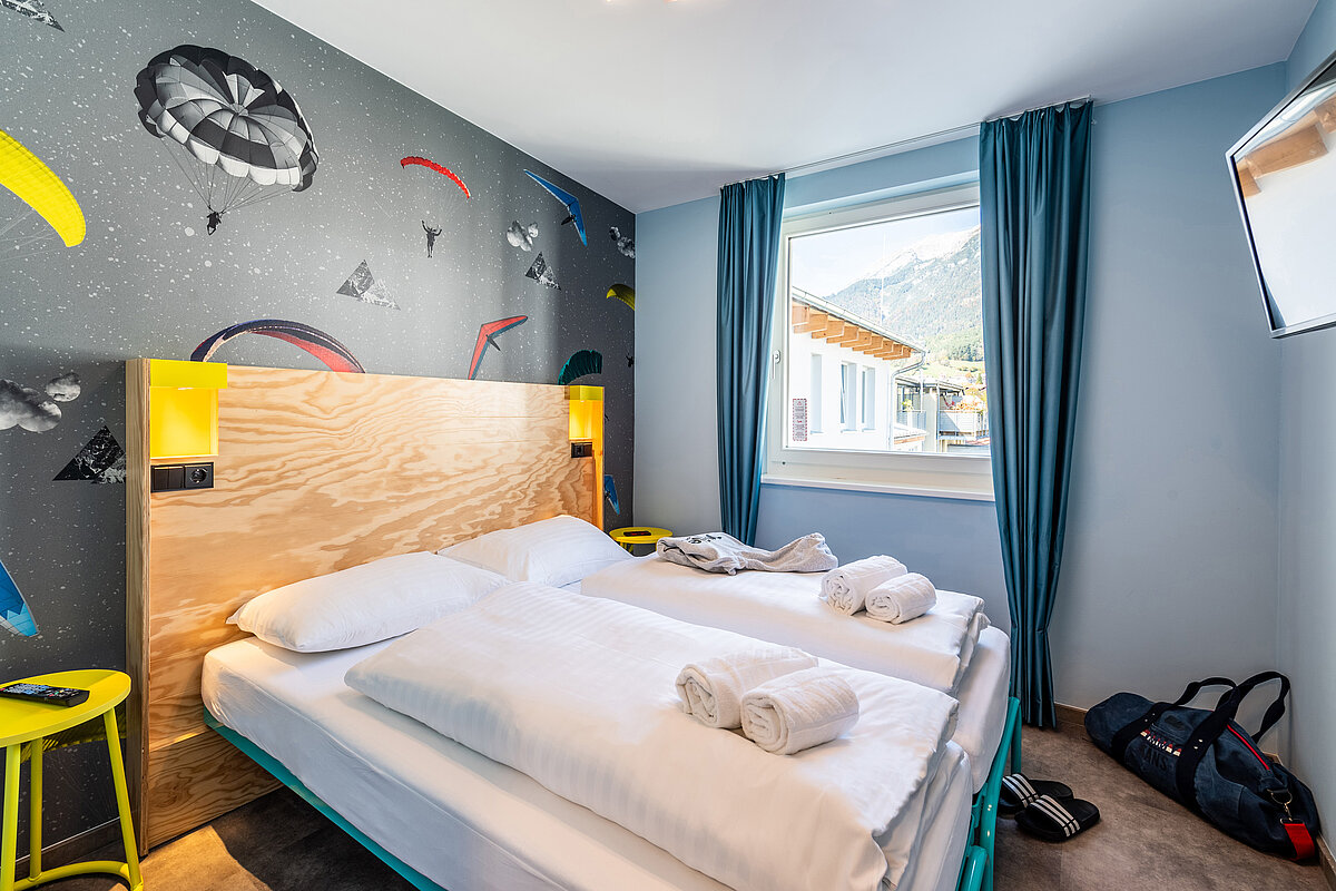 Pokój dwuosobowy MEININGER Hotel Innsbruck Zentrum