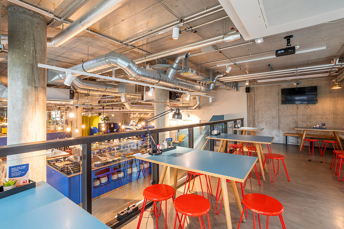 Salle de petit déjeuner MEININGER Hotel Berlin East Side Gallery