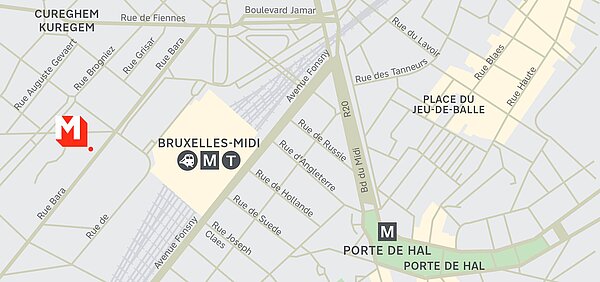 Location Bruxelles Gare du Midi