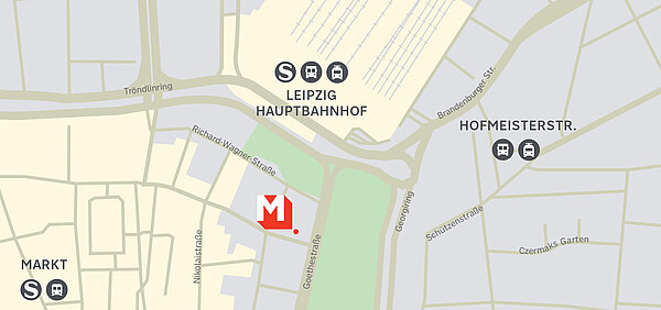 Location Leipzig Central Station