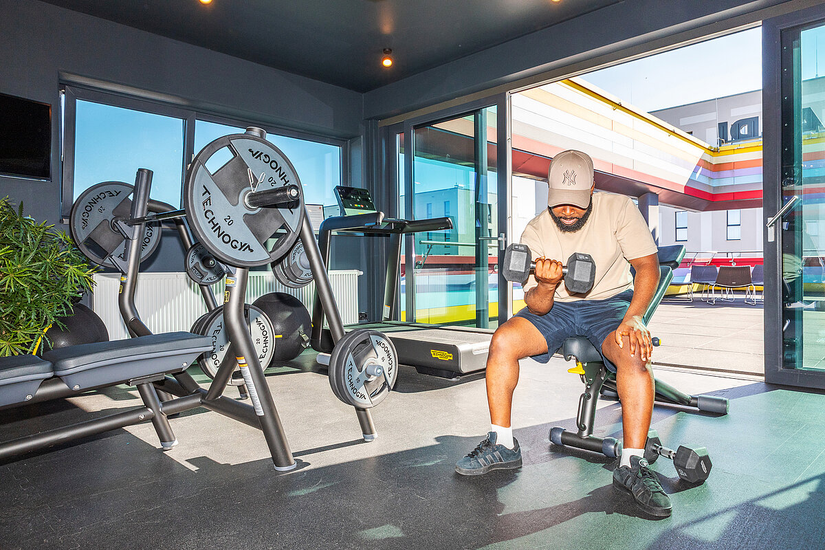 Motionsrum MEININGER Hotel Berlin Airport