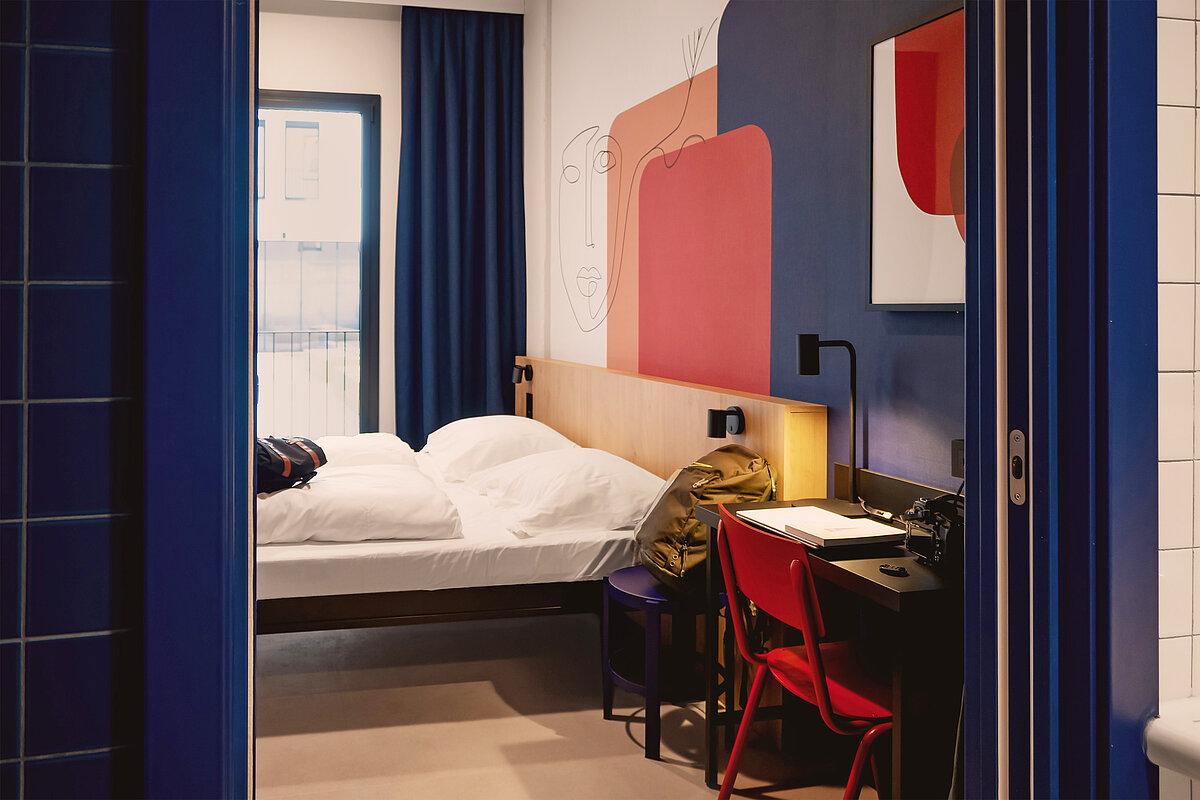 Habitación doble MEININGER Hotel Barcelona Fira Gran Via