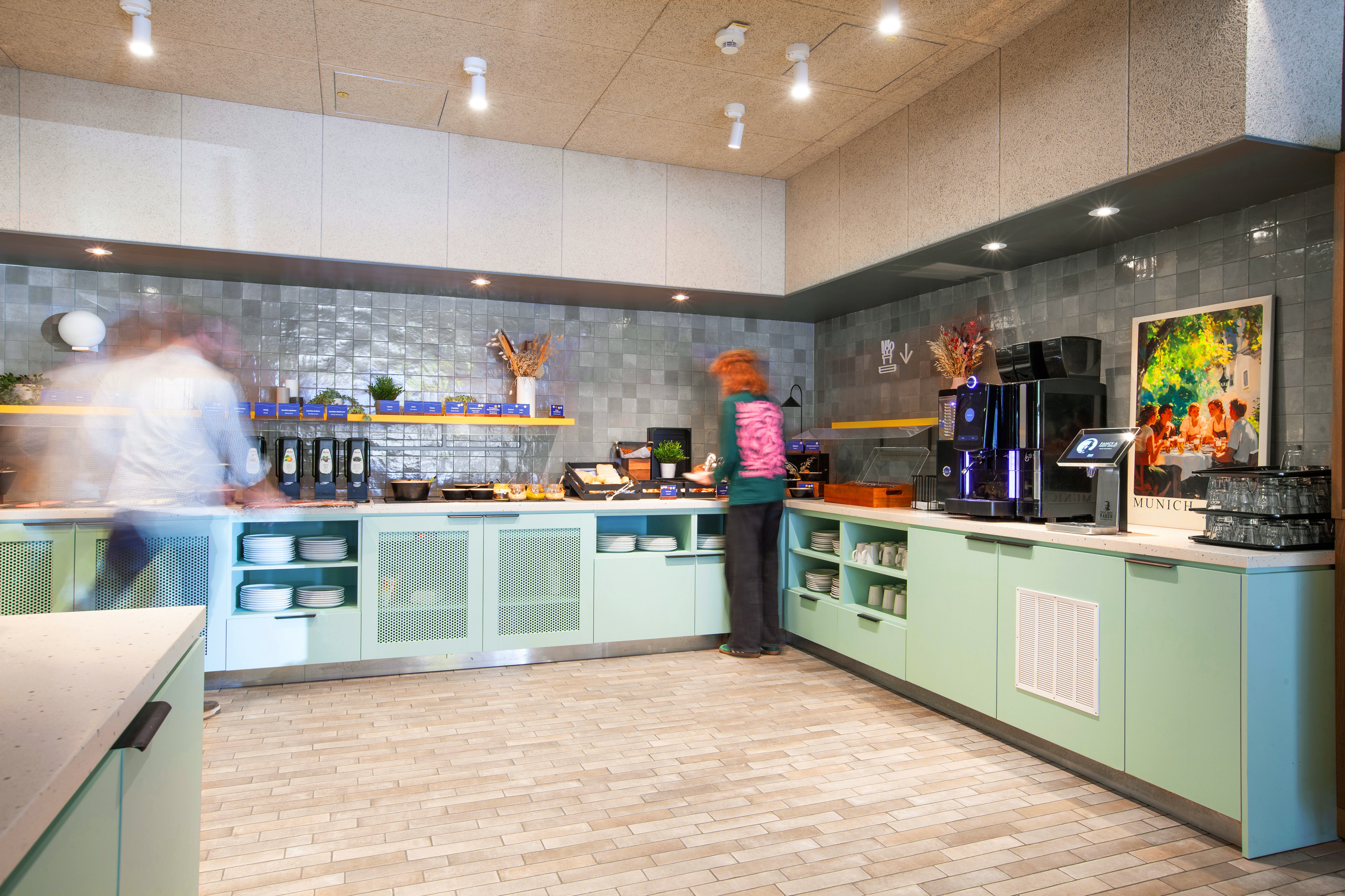 Sala de desayuno MEININGER Hotel München Zentrum